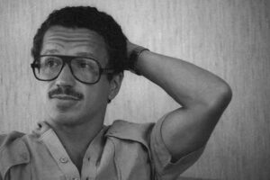 1986 - Keith Jarrett photographed in the hotel in Lugano, during Lugano Estival Jazz