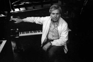 George Gruntz in Italy '80, in the recording studio in Milan